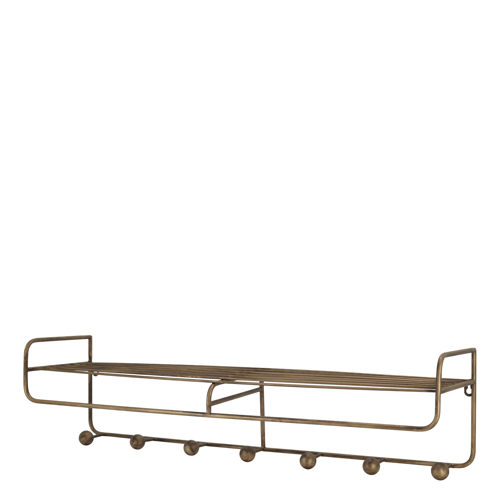 Antique Brass Hanging Rack - Design Vintage