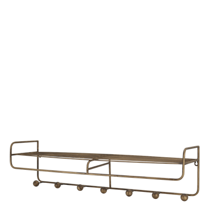 Antique Brass Hanging Rack - Design Vintage