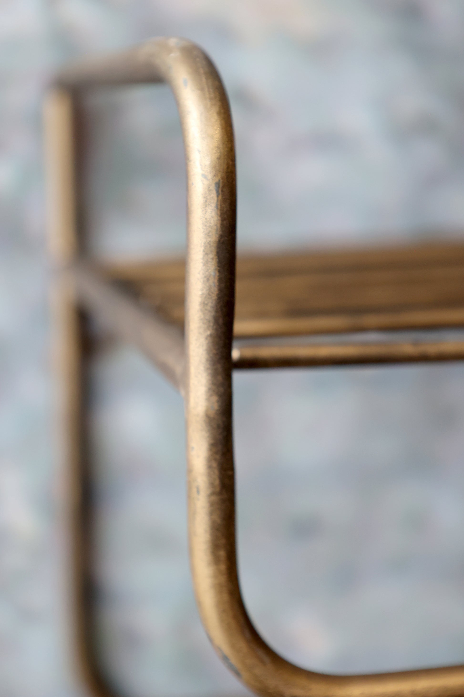 Antique Brass Hanging Rack - Design Vintage
