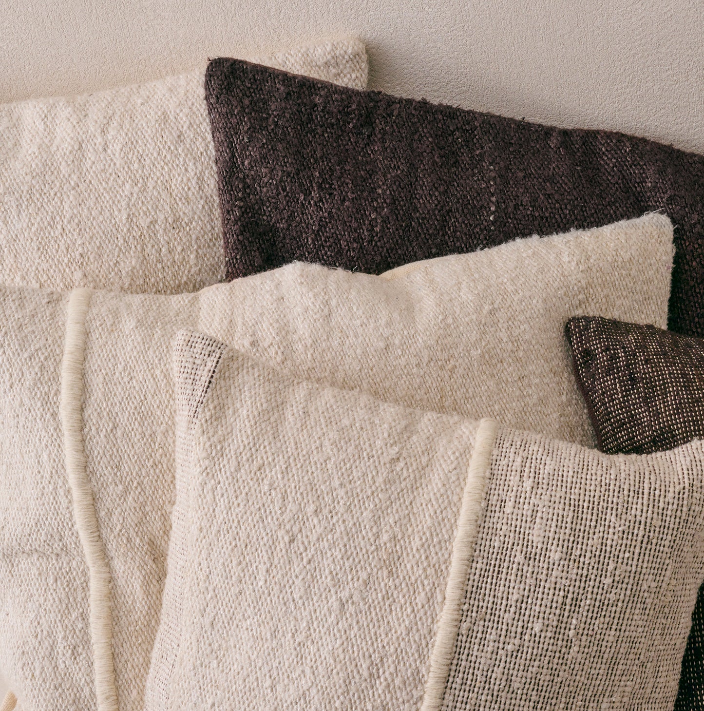 Yara Ecru Cushions - Design Vintage