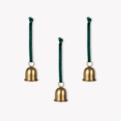 Set of Brass Christmas Bells