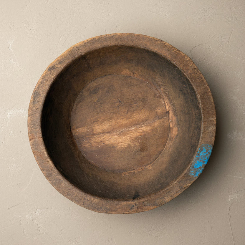 Vintage Wooden Parat Bowl