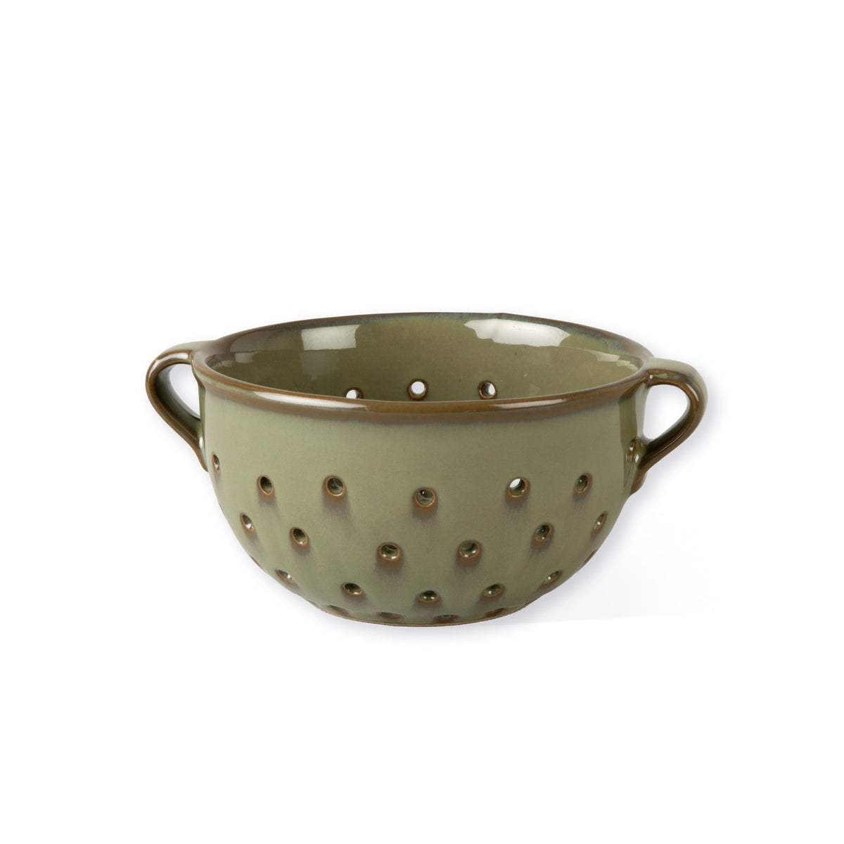 Glazed Moss Berry Strainer
