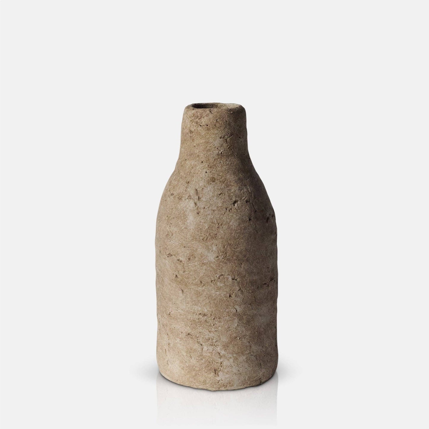 Cement Bottle Vase - Design Vintage