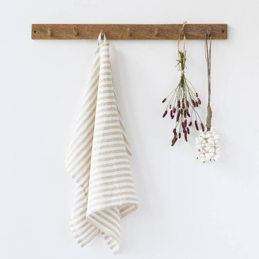 Striped Linen Tea Towel - Design Vintage