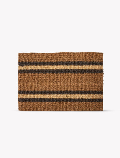 Striped Coir Doormat - Design Vintage
