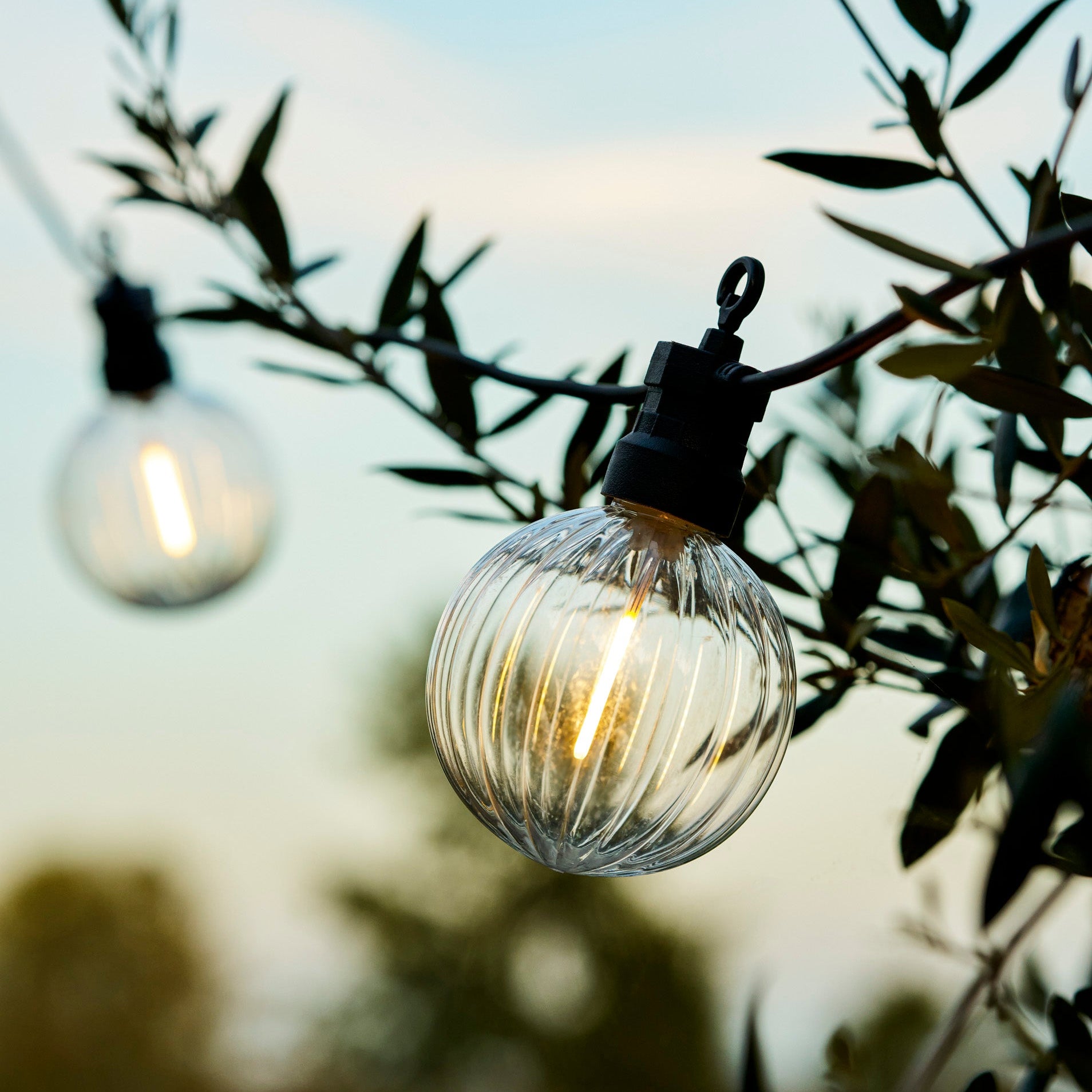 Ribbed Festoon Lights - Design Vintage