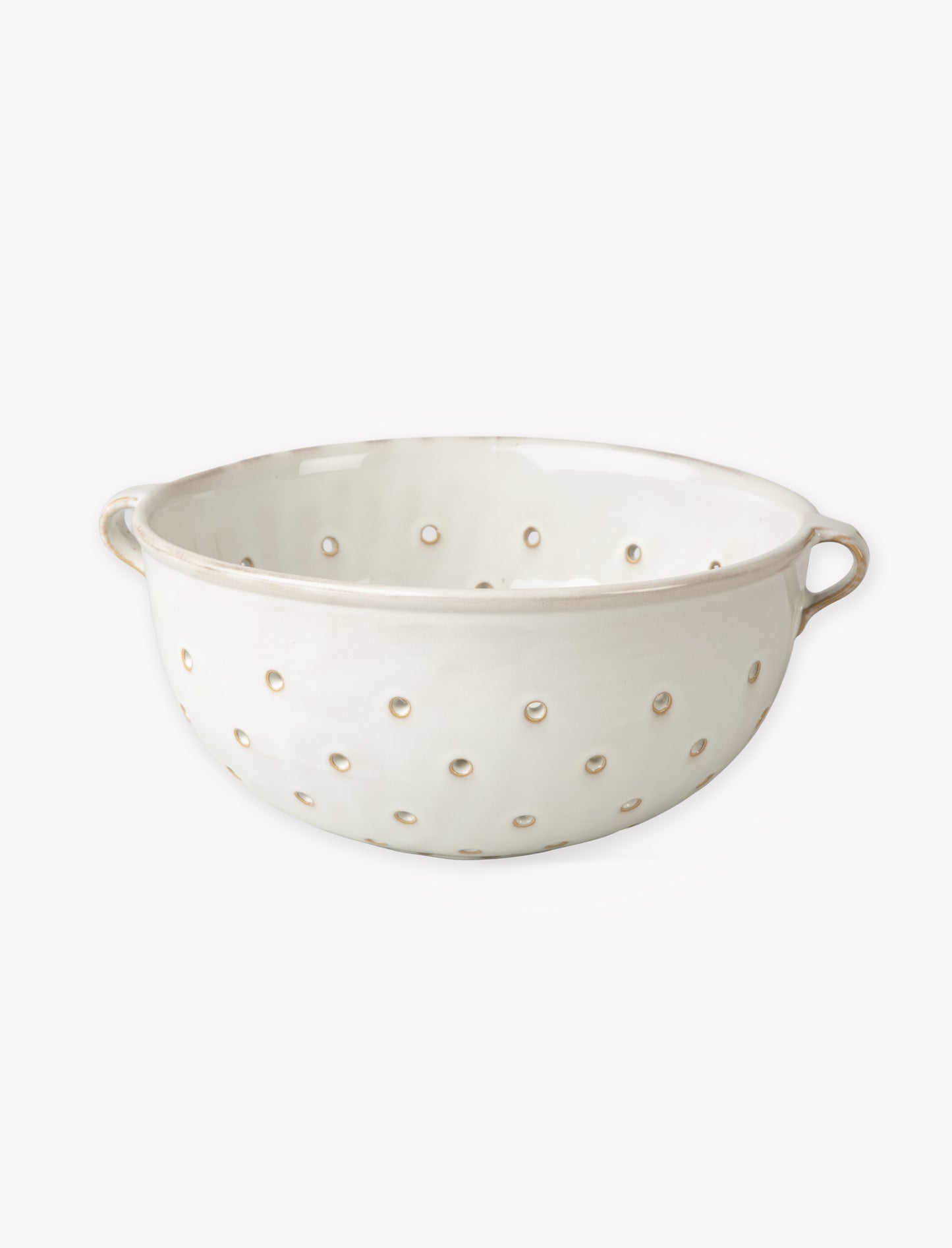 Glazed Stoneware Colander