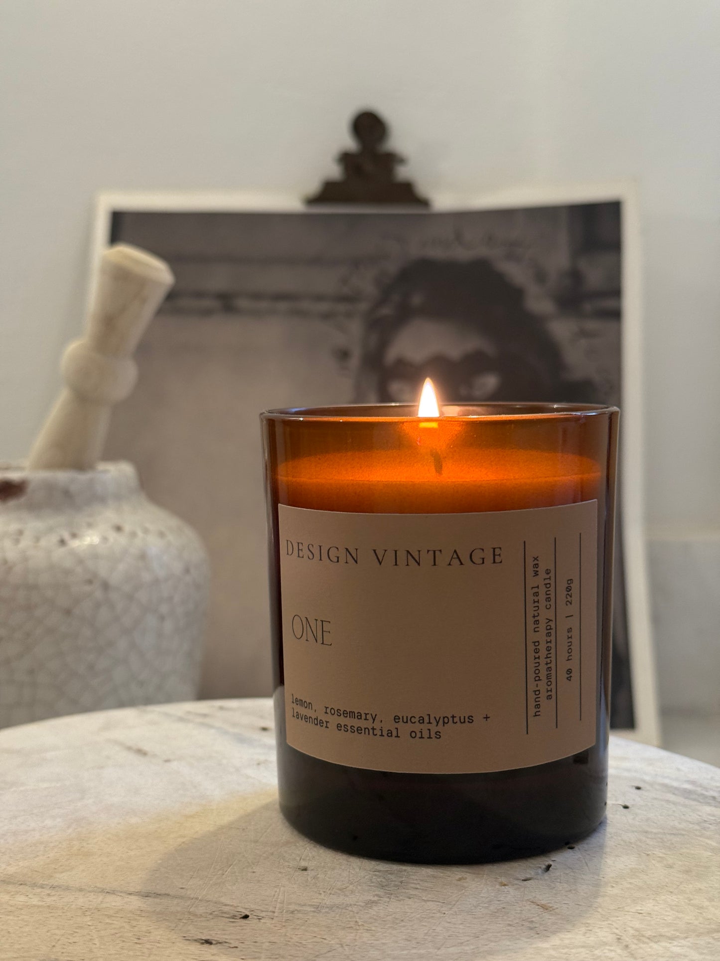 Essential Oil Amber Candles