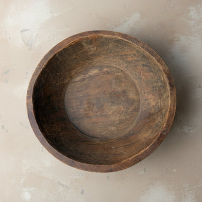 Vintage Wooden Parat Bowl