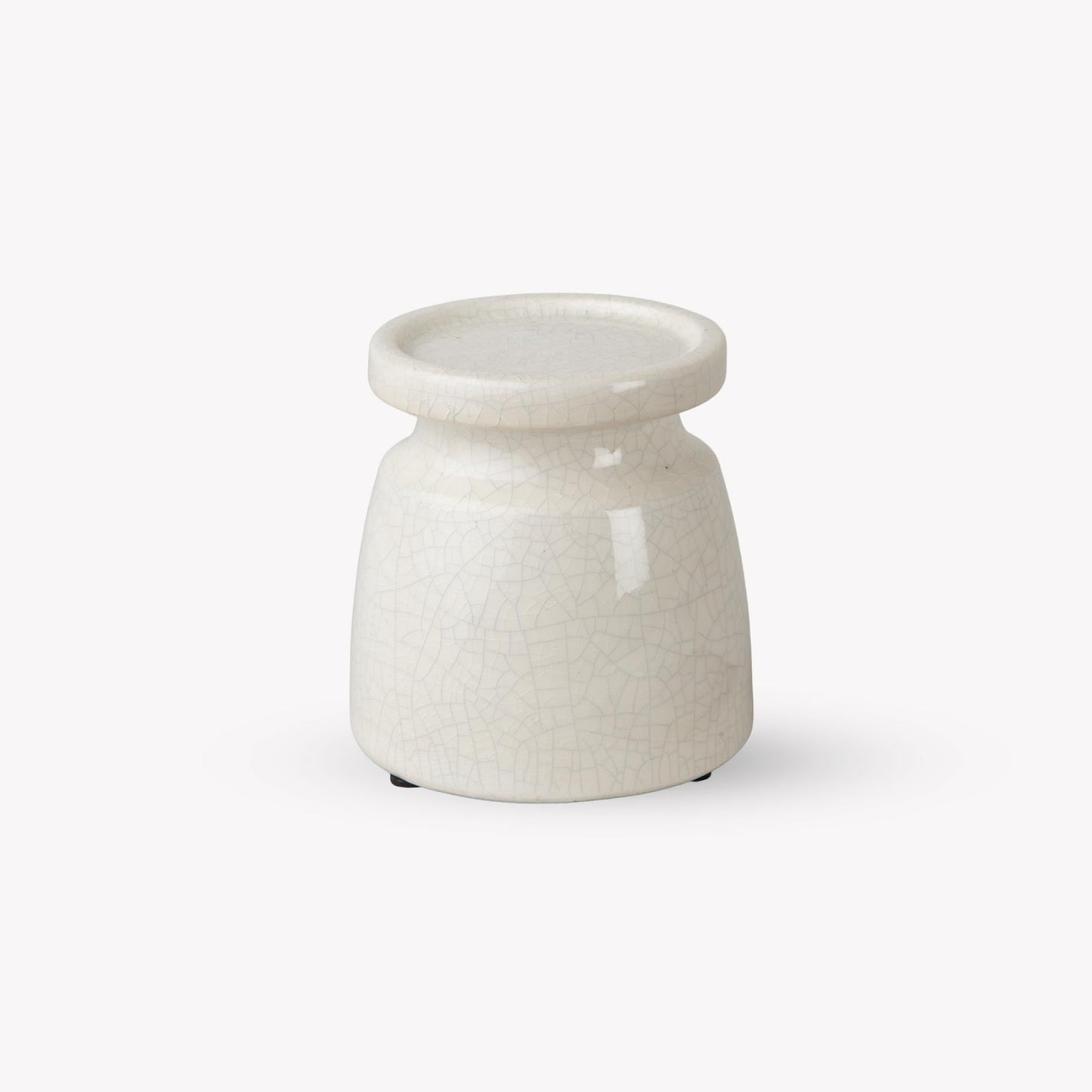 Crackle Glaze Candle Holder