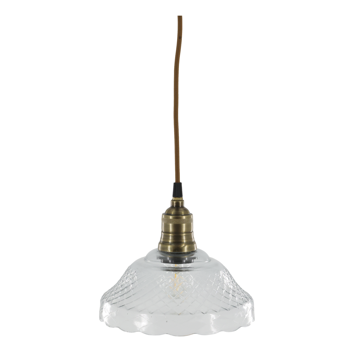 Vintage Style Glass Pendant - Design Vintage