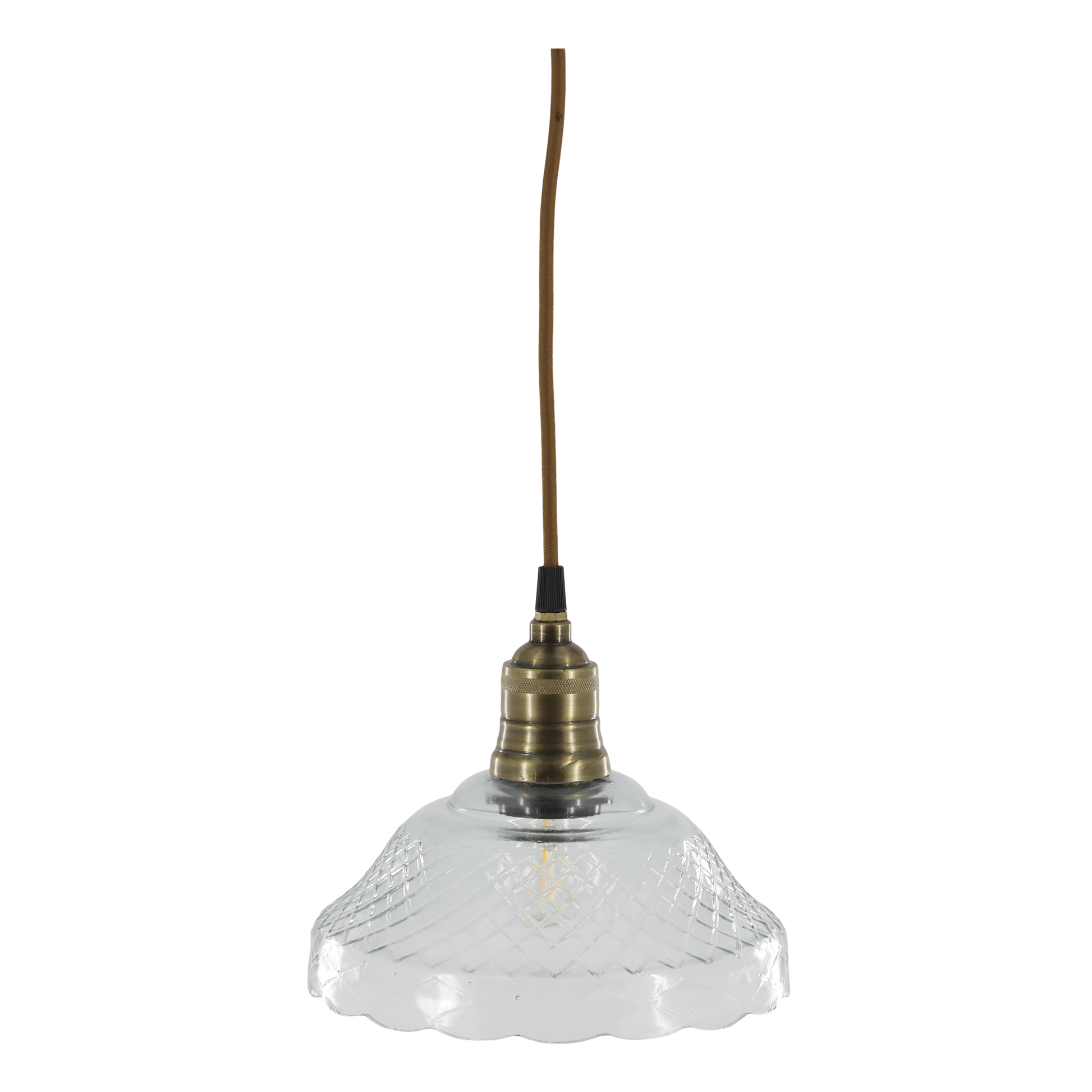 Vintage Style Glass Pendant - Design Vintage
