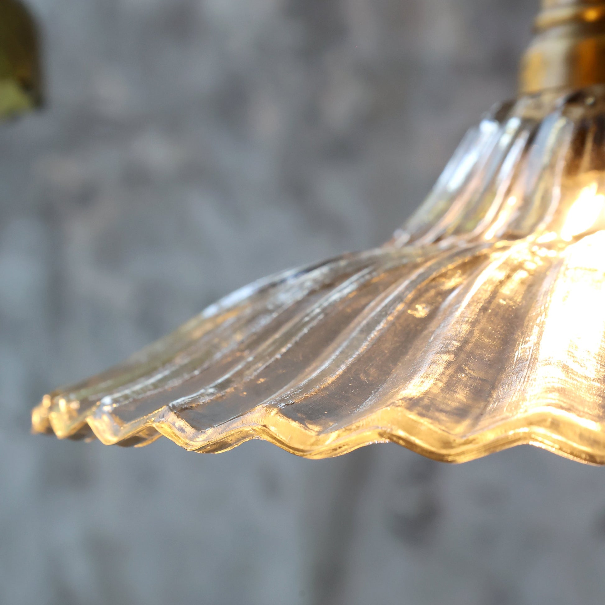 Fluted Glass Pendant - Design Vintage