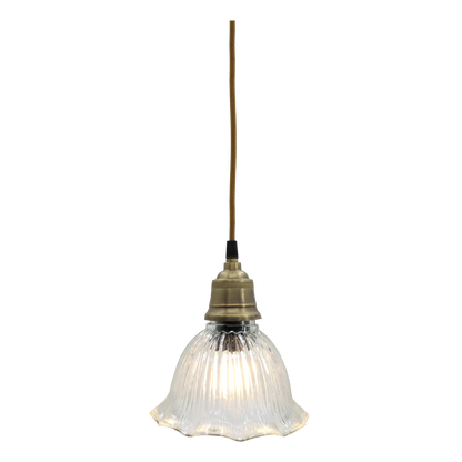 Scalloped Glass Pendant