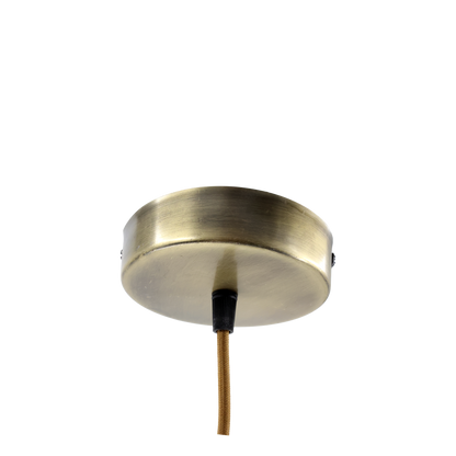 Scalloped Glass Pendant