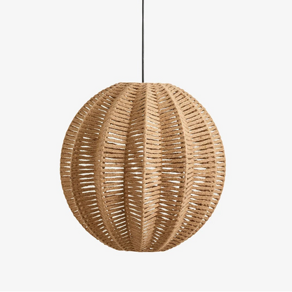 Jute Ball Pendant