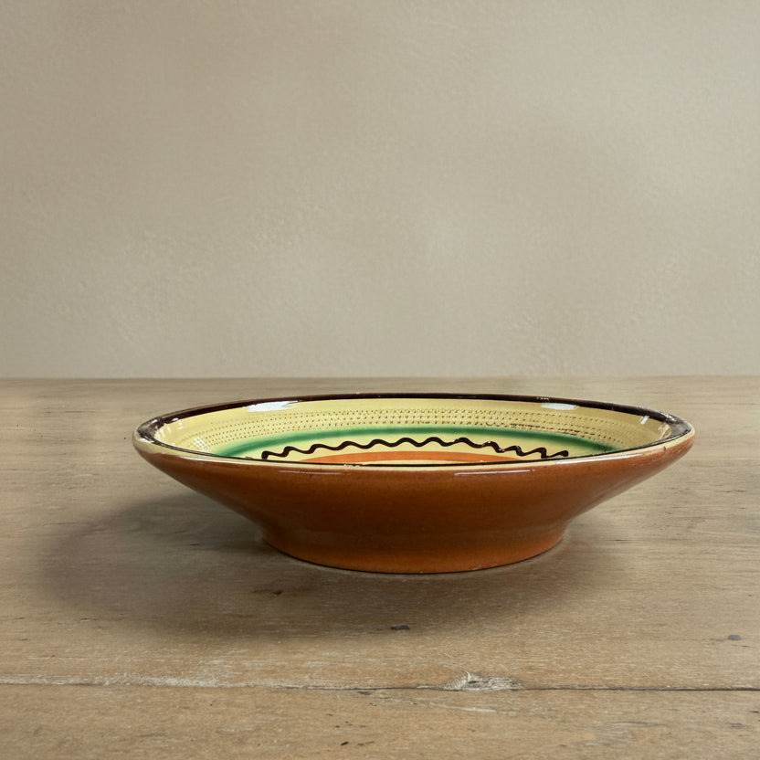 Vintage Hungarian Folk Bowl - Design Vintage