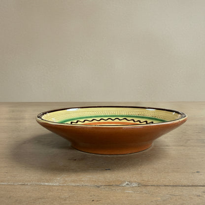 Vintage Hungarian Folk Bowl - Design Vintage