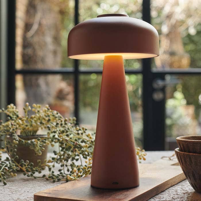 Terracotta Rechargeable Table Lamp