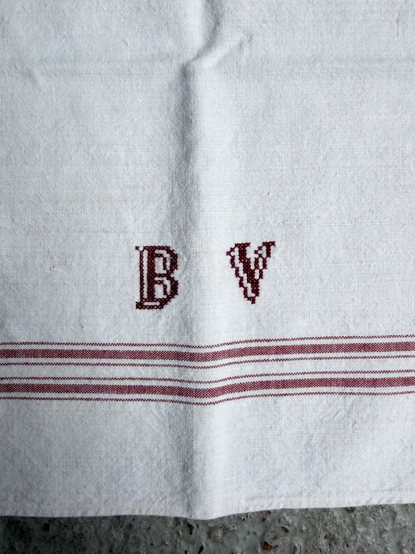 Vintage Linen Tea Towel