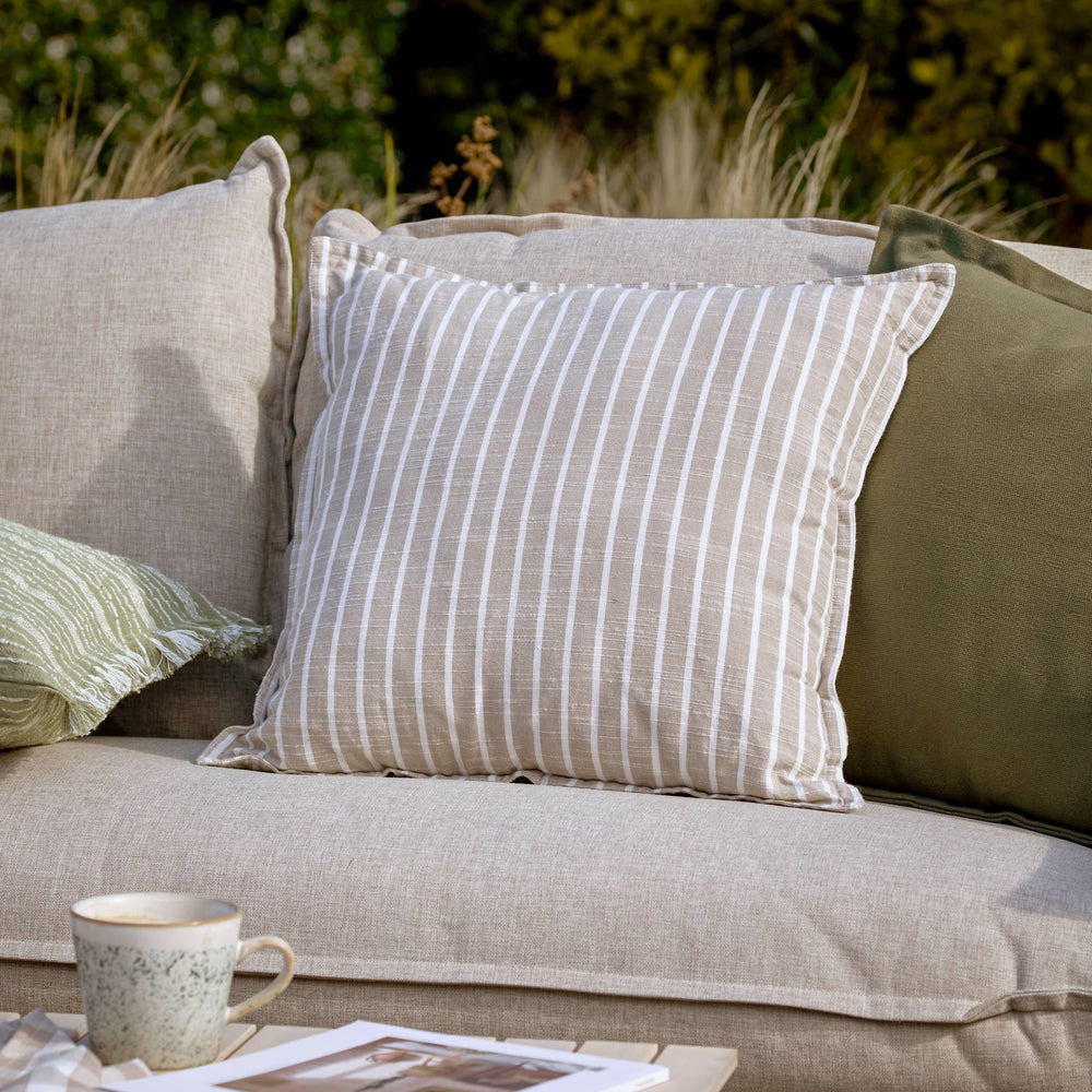 Fine Stripe Outdoor Cushion