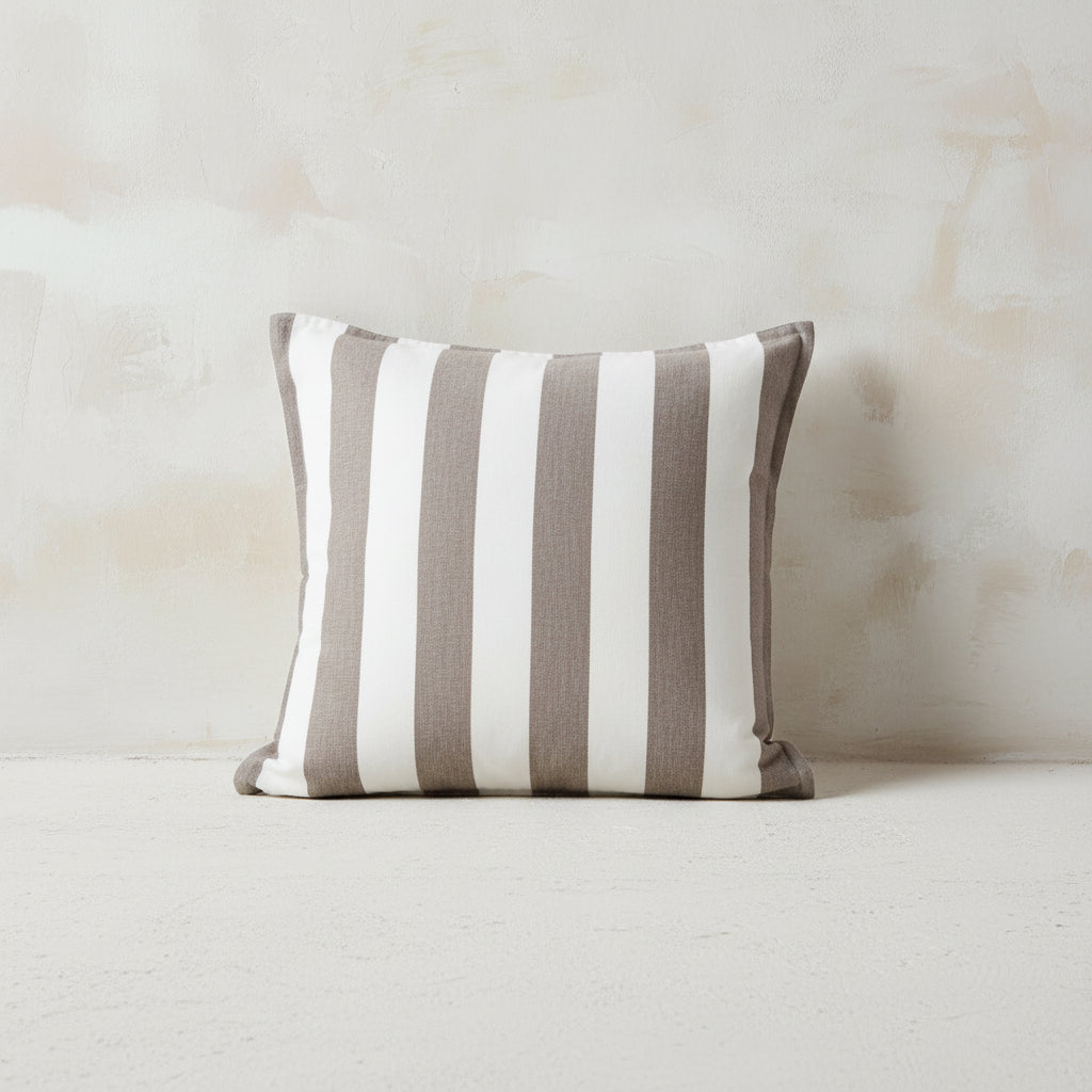 Hayle 100% Cotton Outdoor Cushion Chocolate - Design Vintage