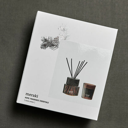 Amber Diffuser + Candle Gift Set - Design Vintage