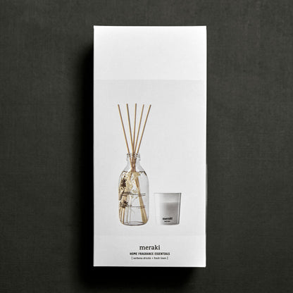 Verbena Diffuser + Candle Gift Set - Design Vintage