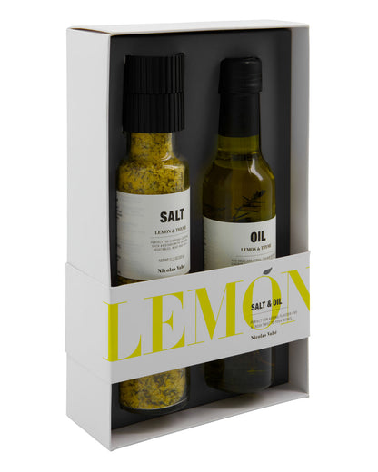 Lemon Salt + Olive Oil Set