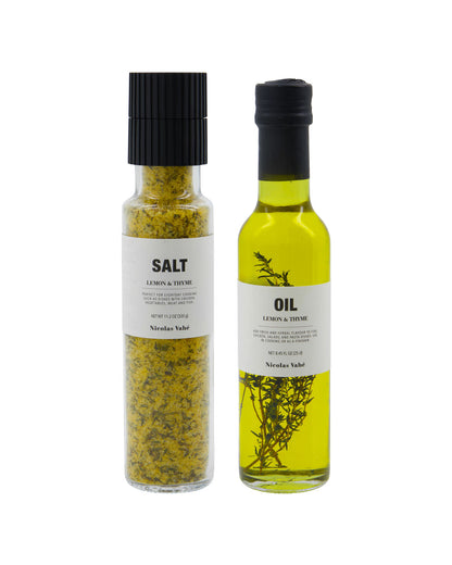 Lemon Salt + Olive Oil Set