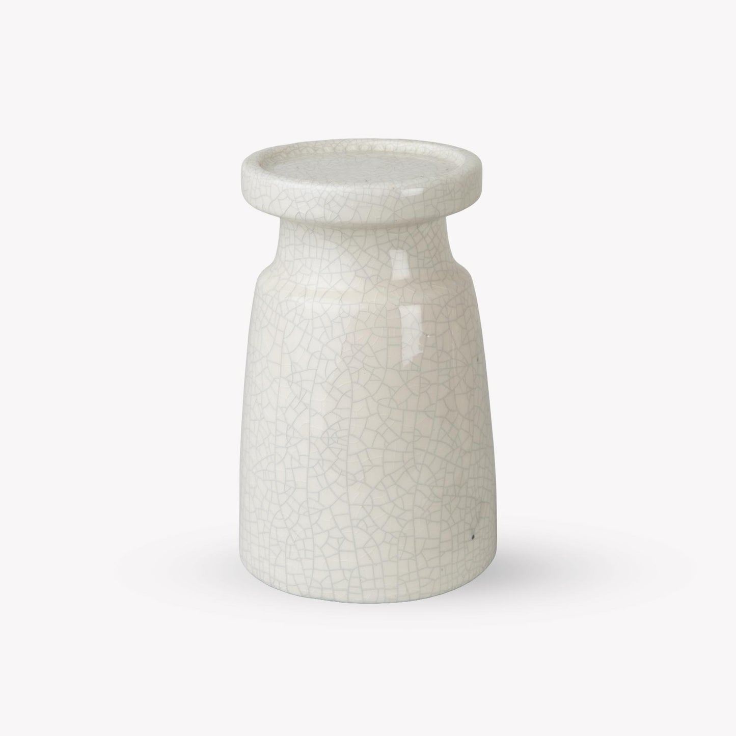 Crackle Glaze Candle Holder
