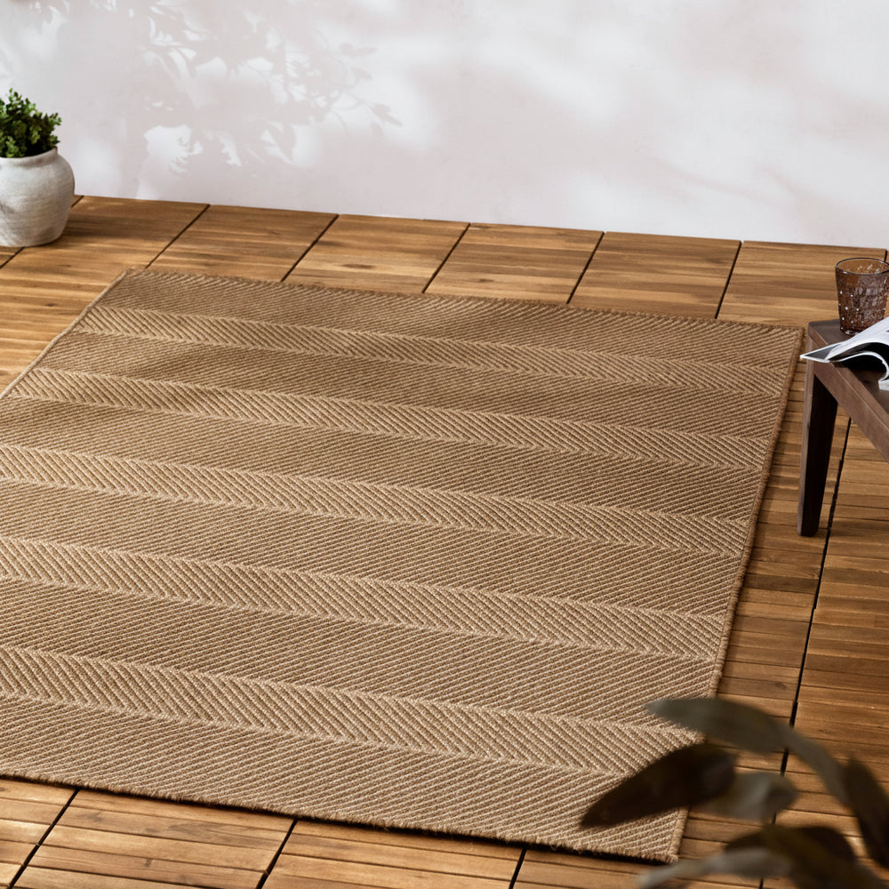 Natural Stripe In/Outdoor Rug