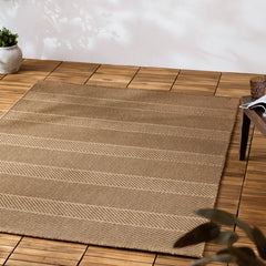 Natural Stripe In/Outdoor Rug