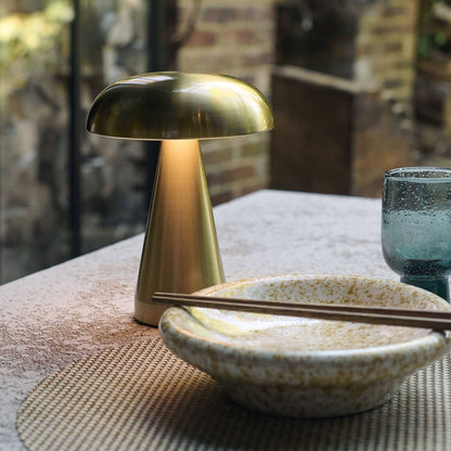 Gold Rechargeable Table Lamp