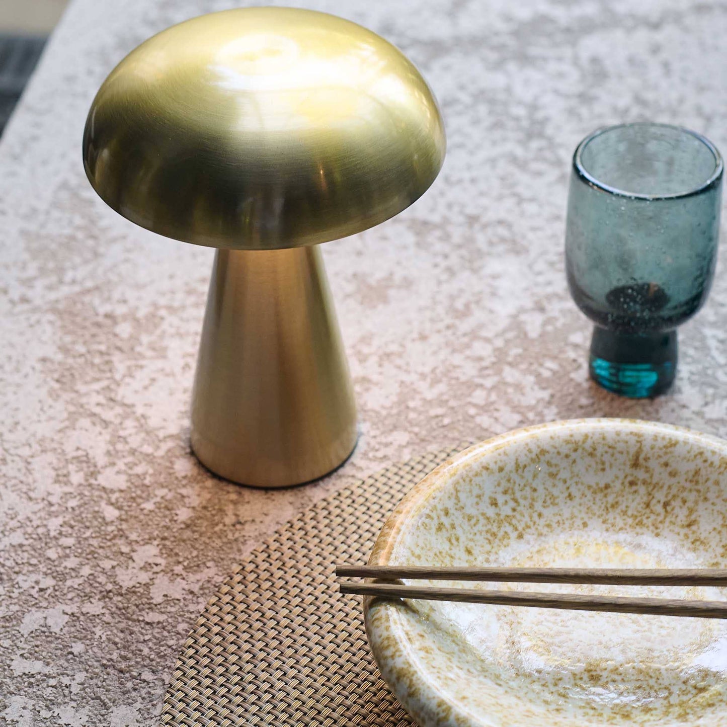 Gold Rechargeable Table Lamp