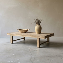 Vintage Elm Coffee Table 'Alva'