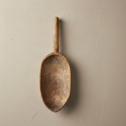 Vintage Wooden Flour Scoop