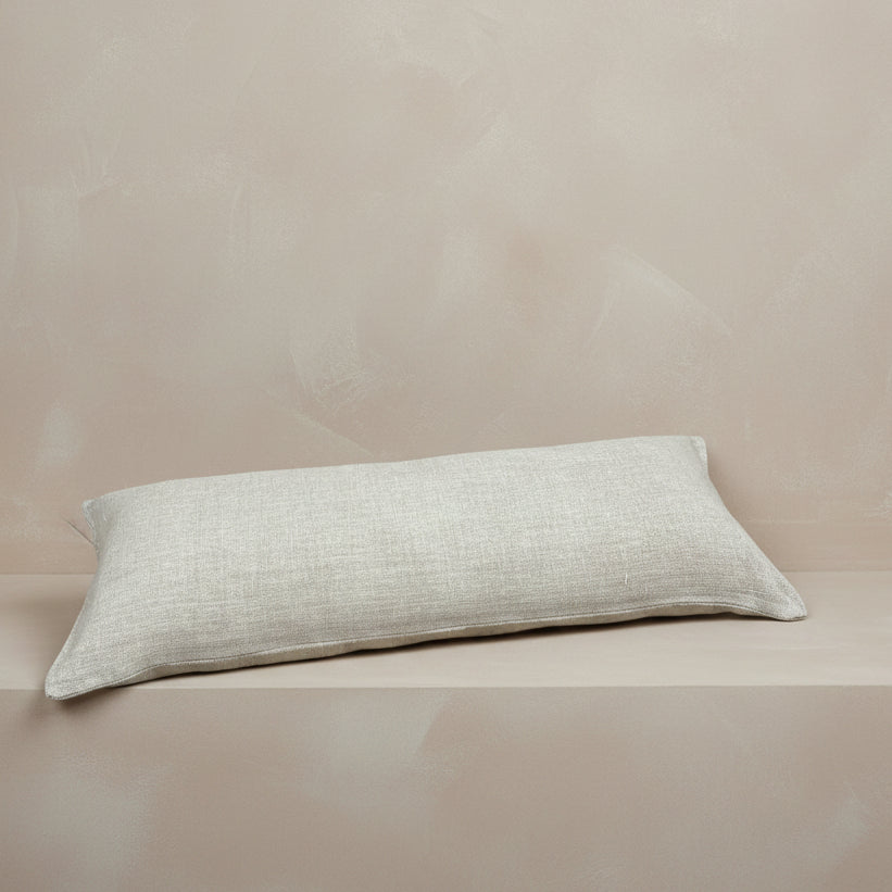 Vintage Plain Linen Bench Cushion