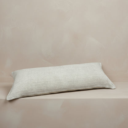 Vintage Plain Linen Bench Cushion