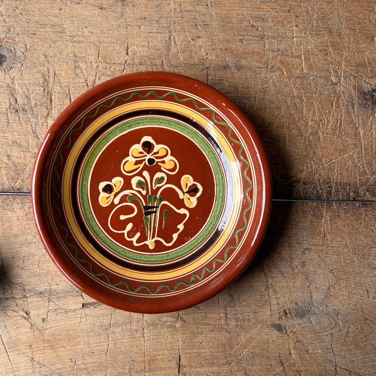 Vintage Folk Serving Platter