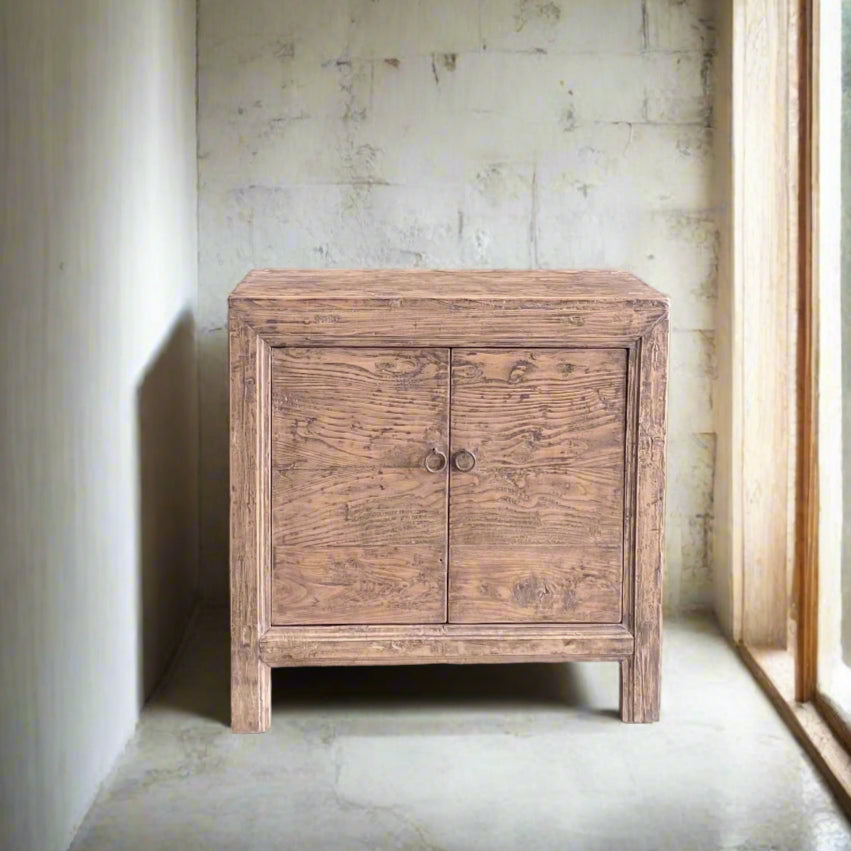 Vintage Elm Cabinet 'Alba' - Design Vintage