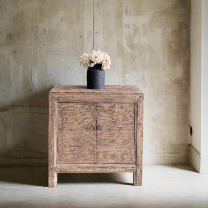 Vintage Elm Cabinet 'Alba' - Design Vintage