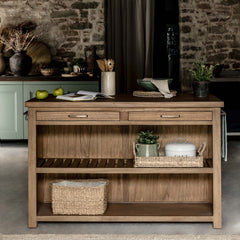 Bayur Wood Kitchen Island