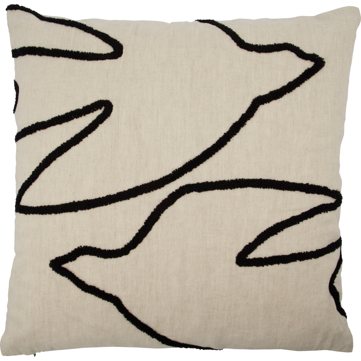 Abstract Linen Cushion - Design Vintage