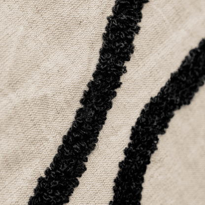 Abstract Linen Cushion - Design Vintage