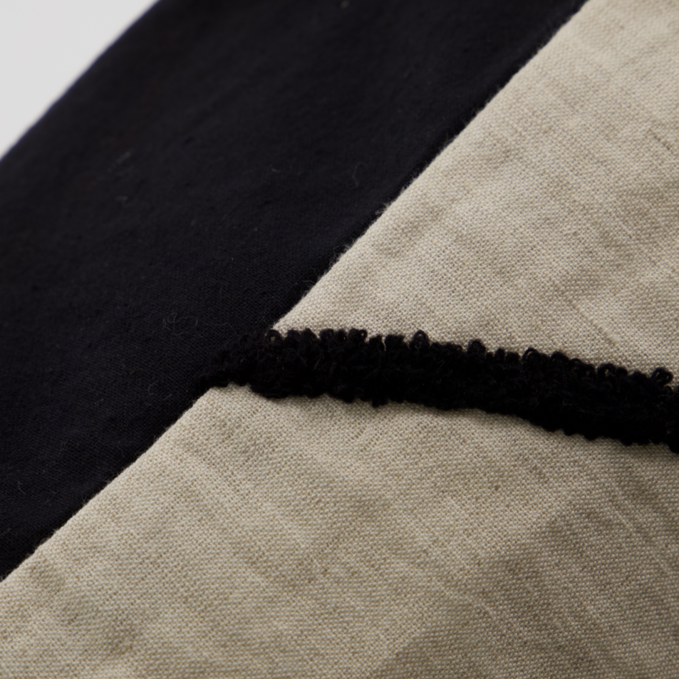 Abstract Linen Cushion - Design Vintage