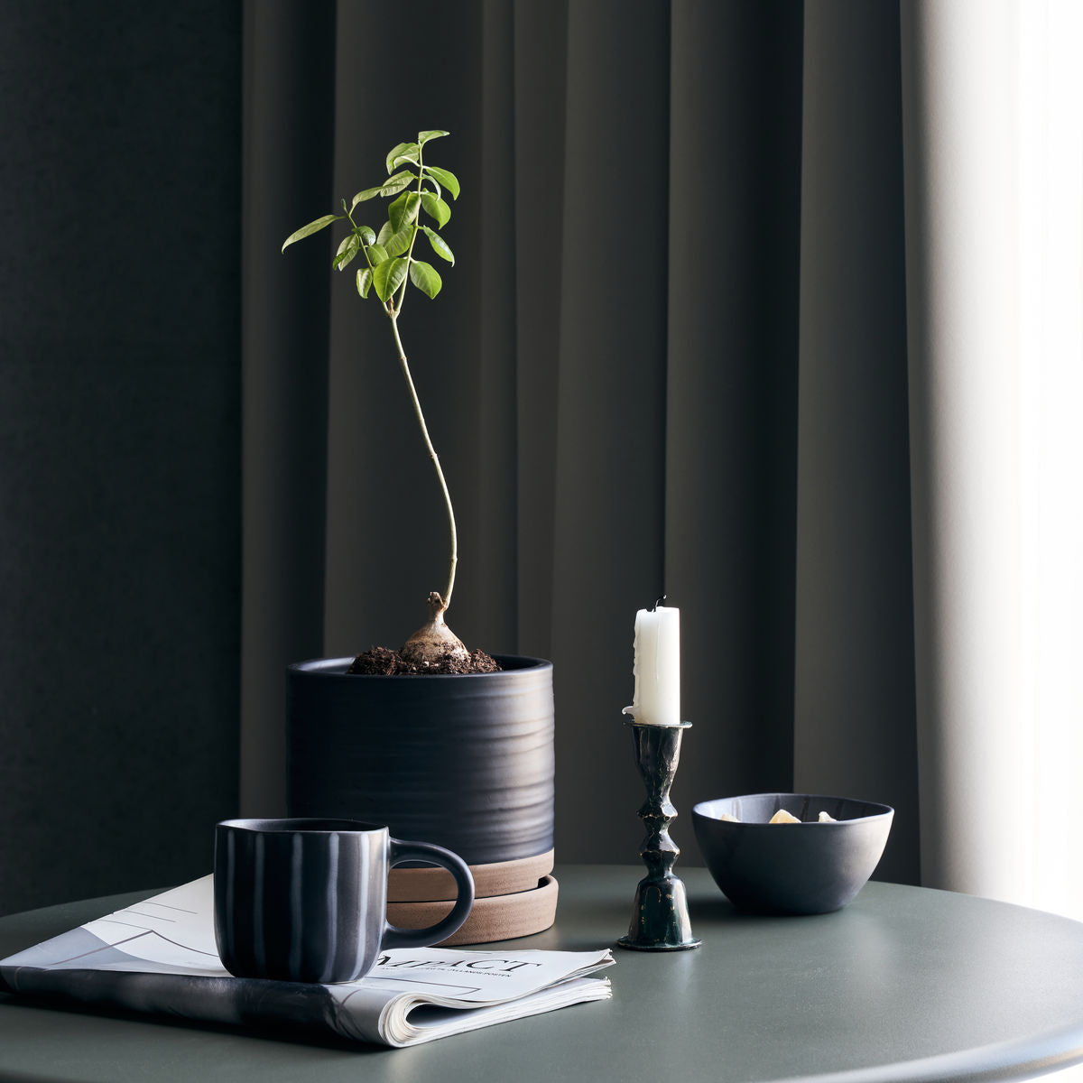 Aston Stoneware Planters - Design Vintage