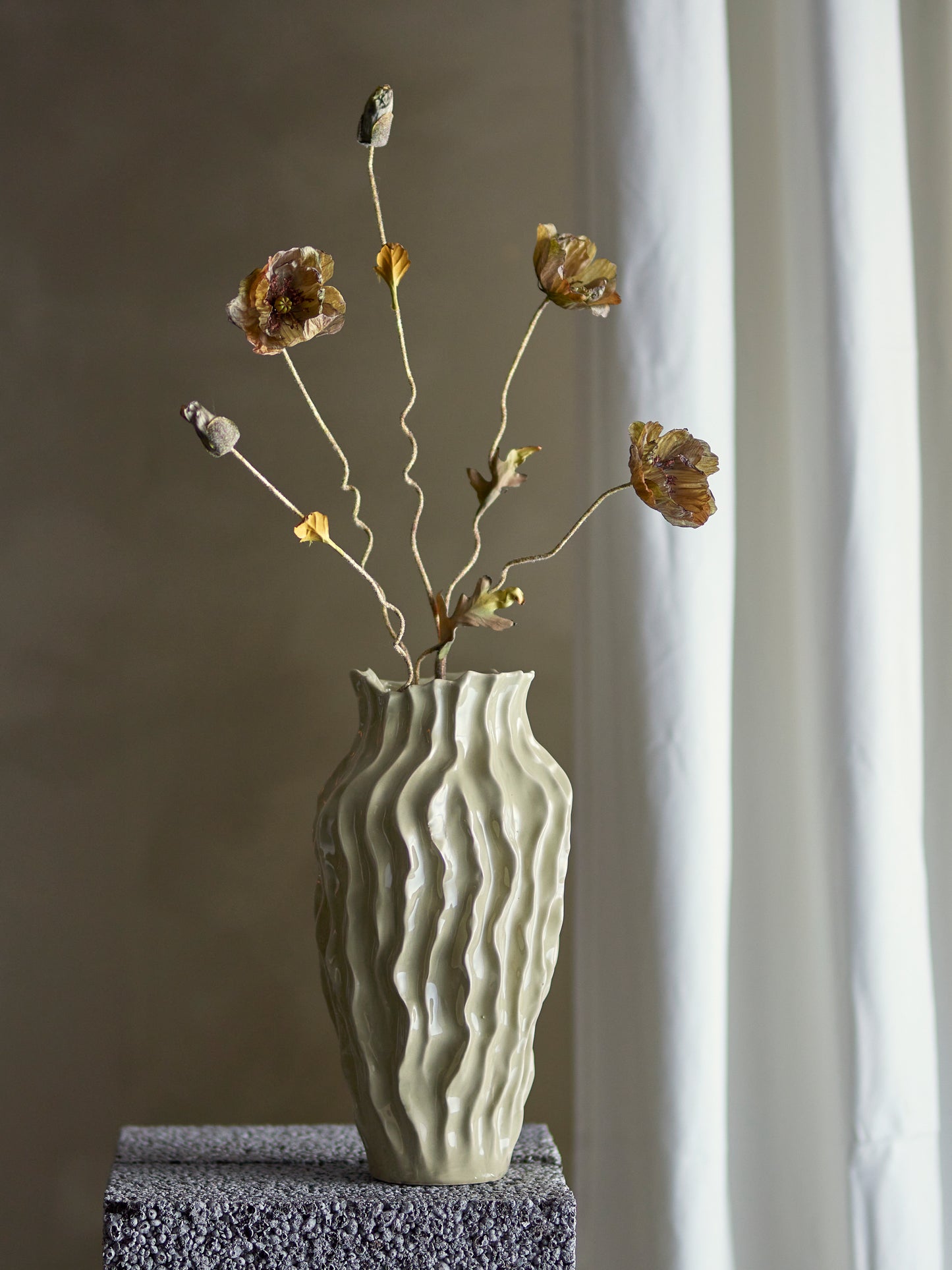 Autumn Poppy Spray - Design Vintage