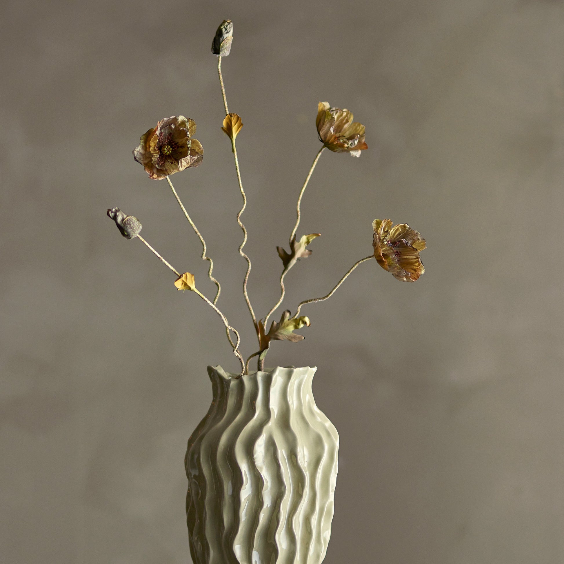 Autumn Poppy Spray - Design Vintage